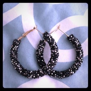 Sparkly Hoops NWOT‼️BOGO‼️